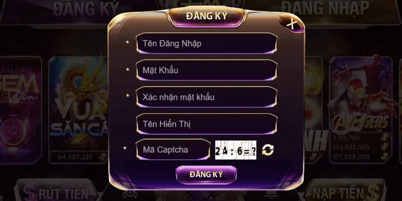 Ngay sau khi đăng ký tài khoản, anh em sẽ nhận được ưu đãi nạp tiền lần đầu
